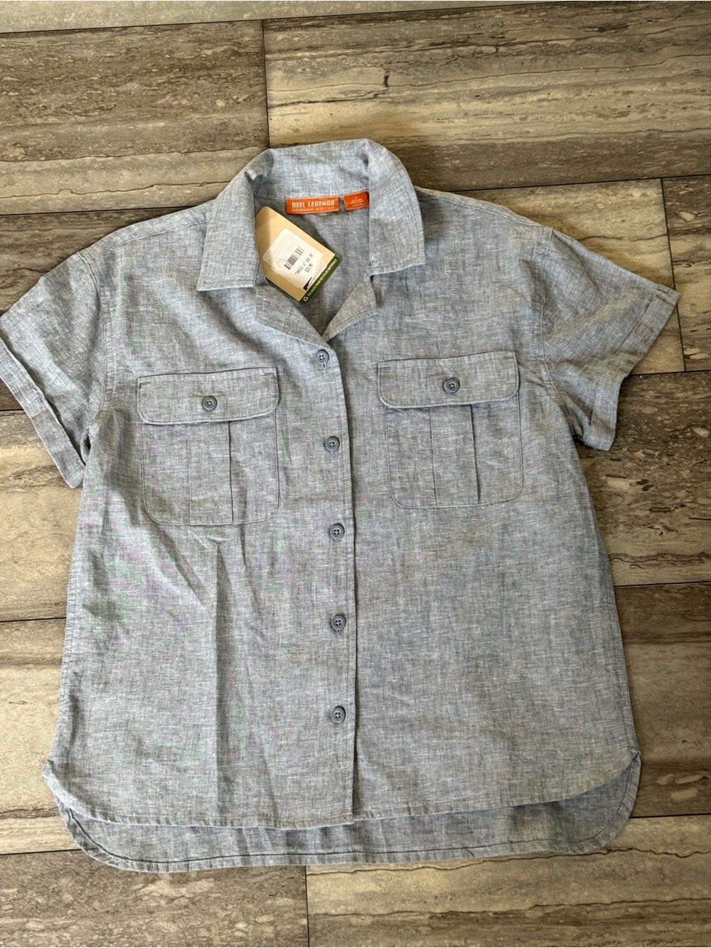 Reel Legends Short-Sleeve Button-Down Shirt